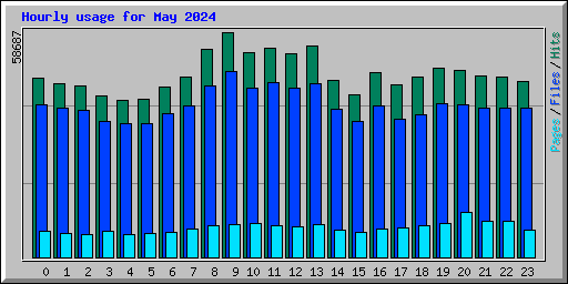 Hourly usage for May 2024